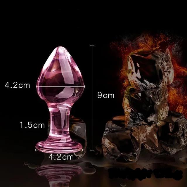 Plug anal en verre classique - Maison du plug