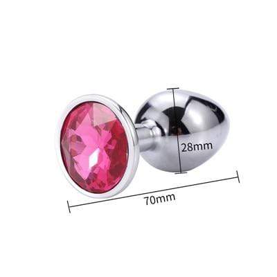 Plug diamant rose sexy - Maison du plug
