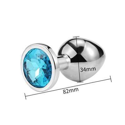 Plug diamant bleu clair - Maison du plug