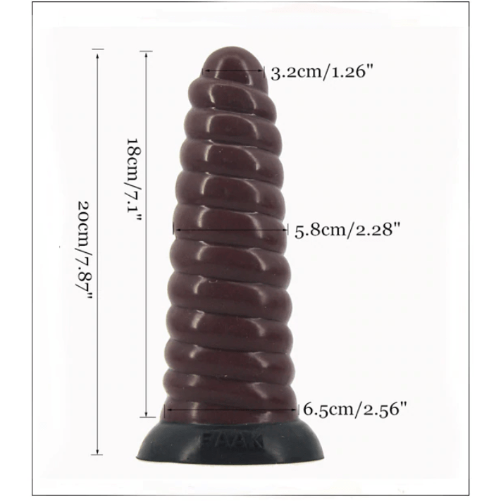 Plug anal XXL ultime orgasme marron