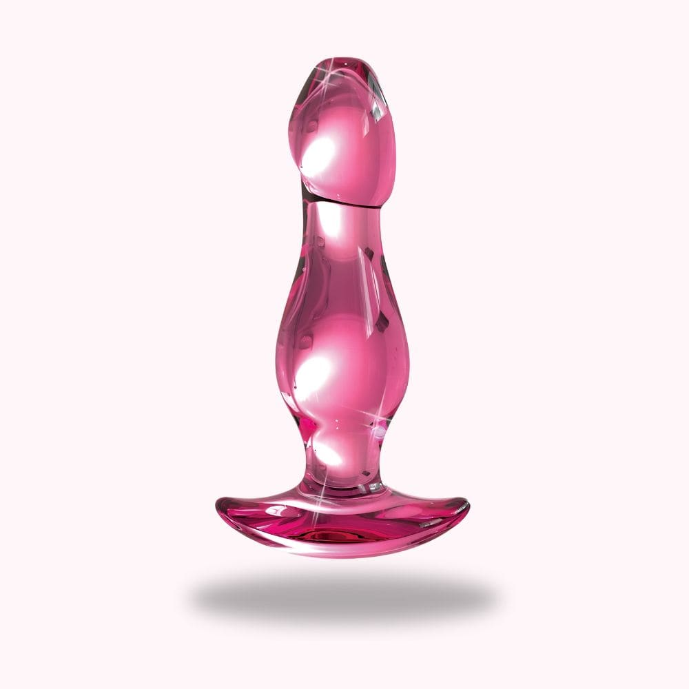 Plug anal ancre en verre rose - Maison du Plug