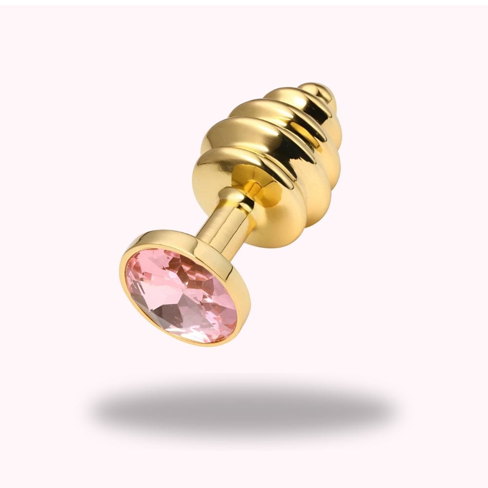 Plug anal diamant rose metal - Maison du Plug