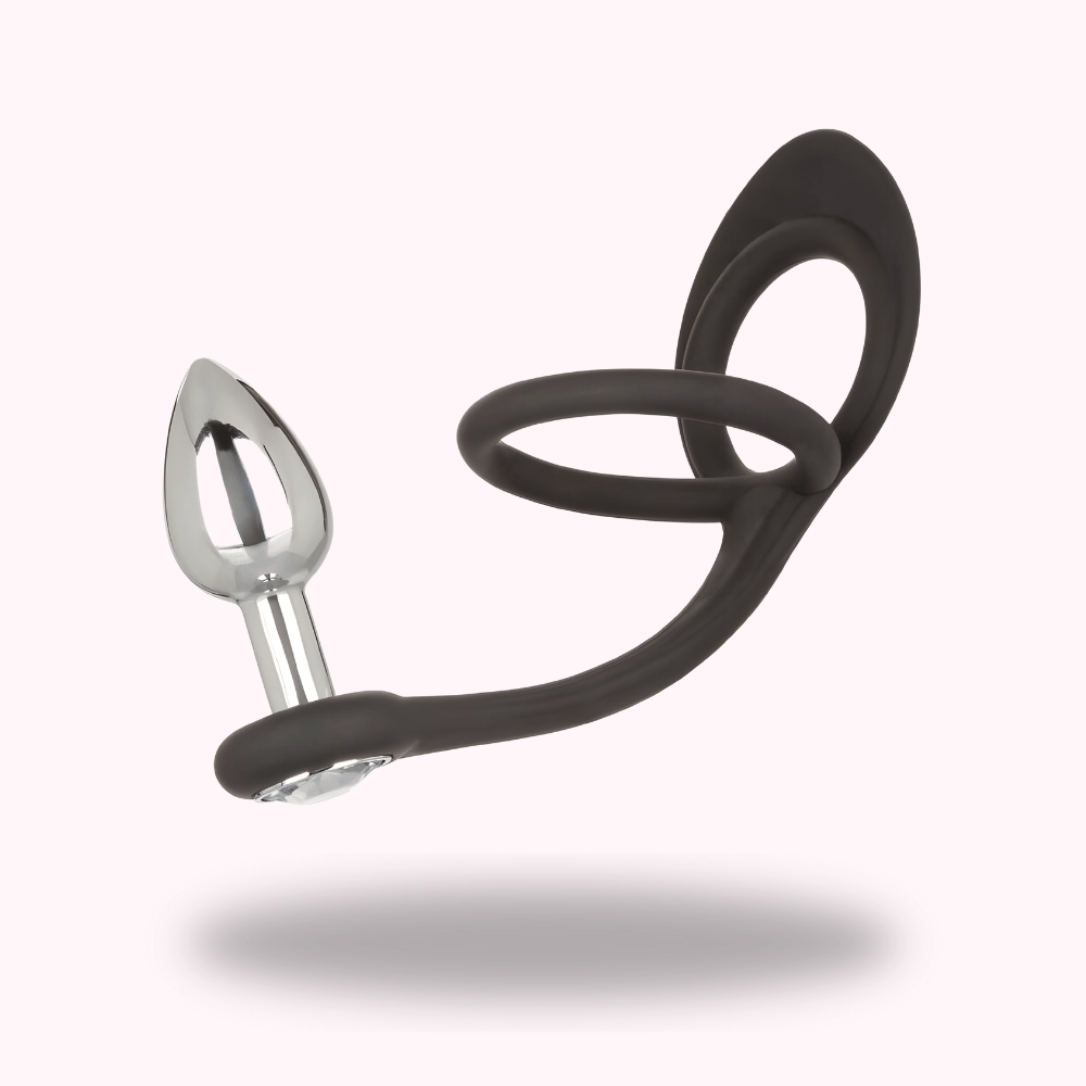 Plug anal en métal avec anneau