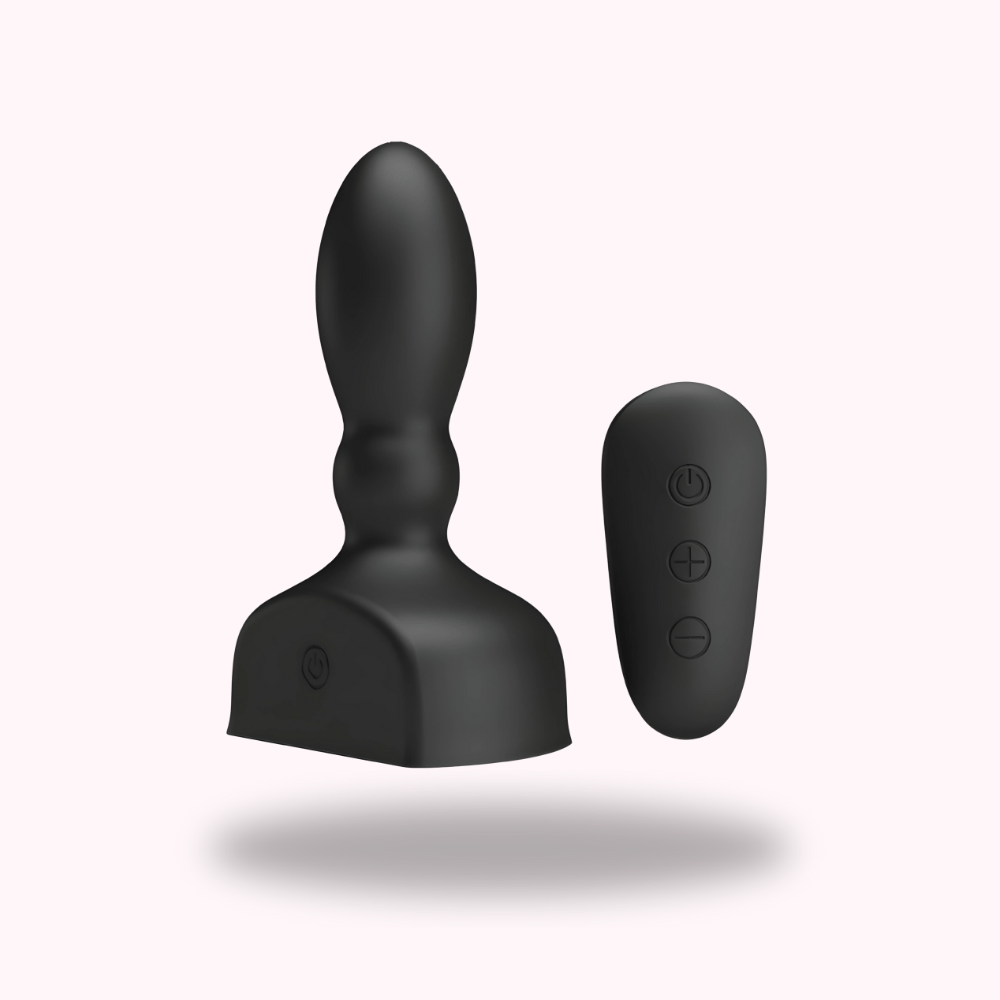 Plug anal gonflable vibrant 10 vitesses - Maison du Plug