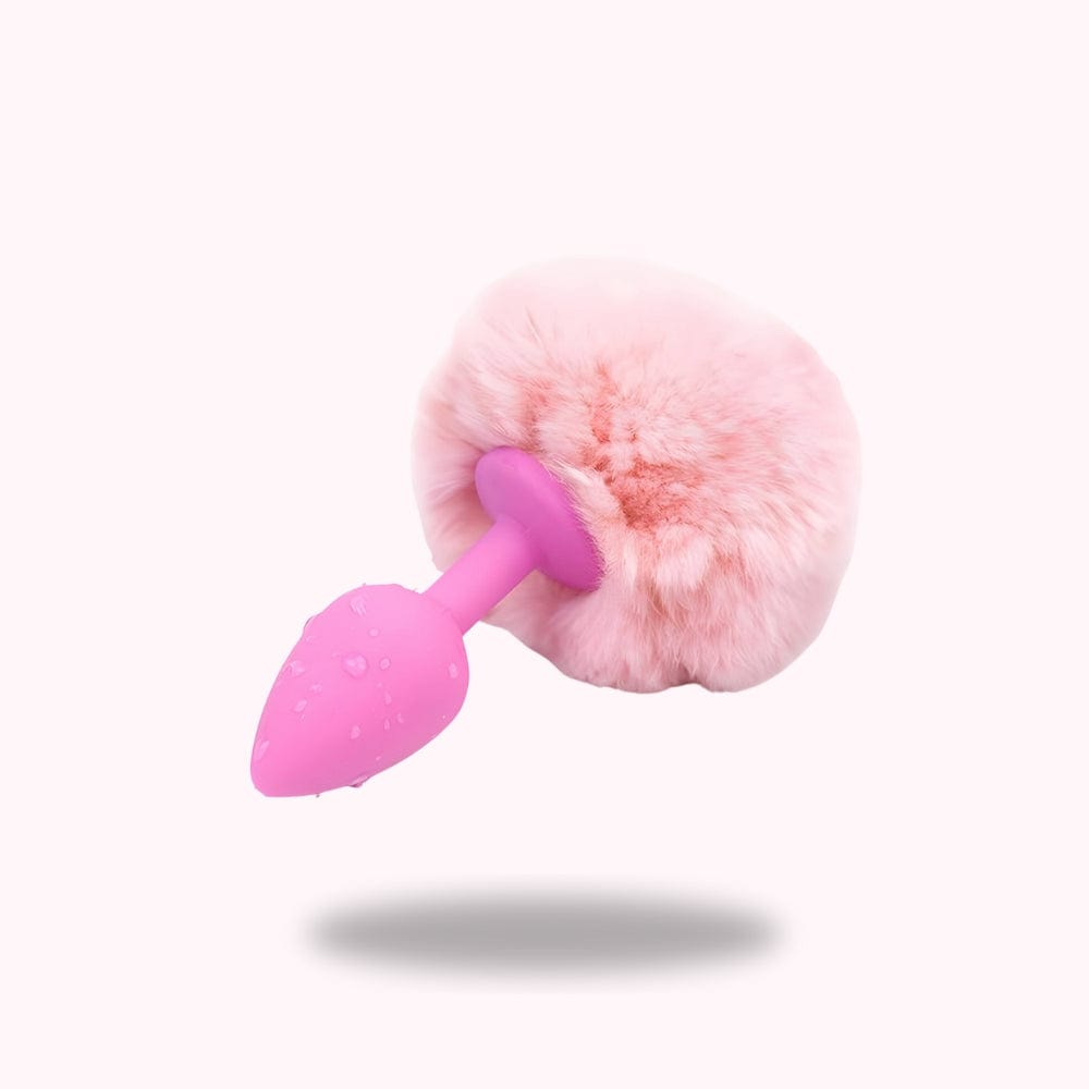 Plug anal queue de lapin rose bonbon - Maison du Plug