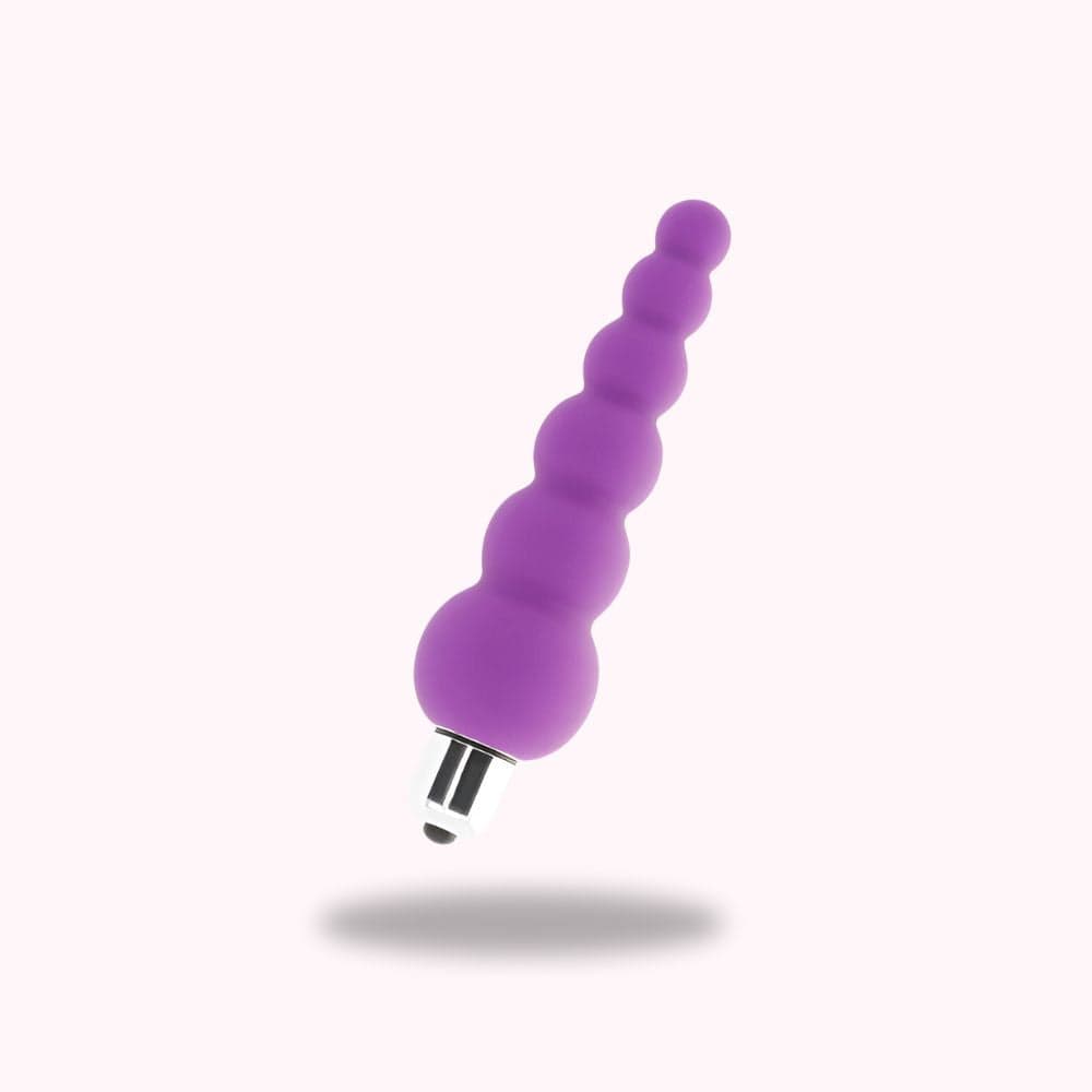 Plug anal vibrant chapelet violet