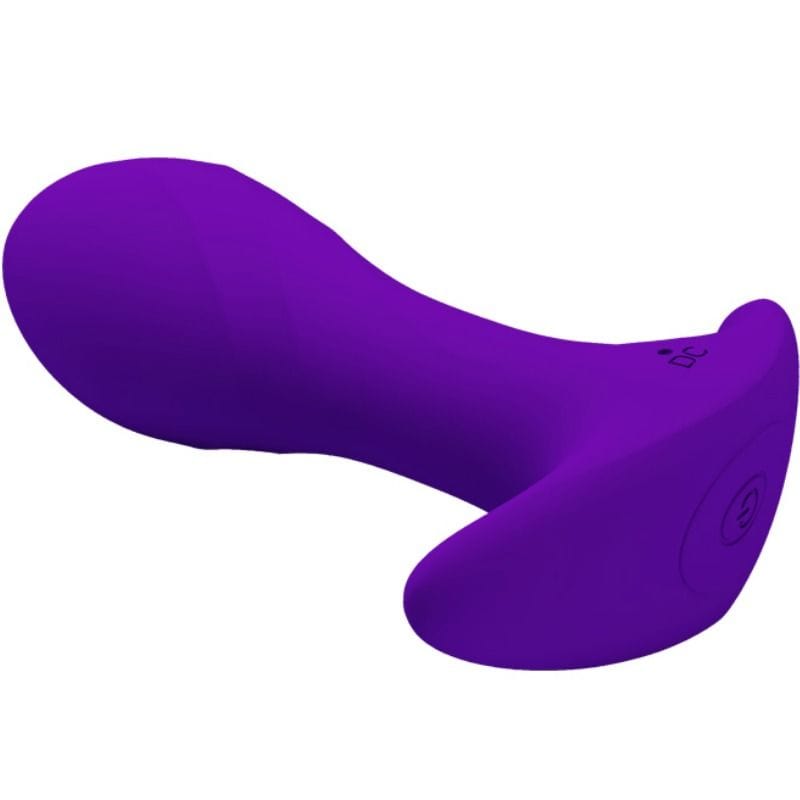 Plug anal vibrant simple violet posé