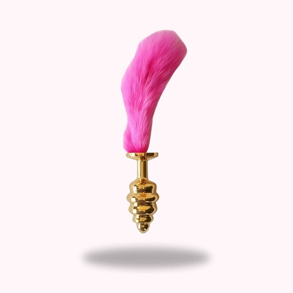 Plug queue de lapin rose version luxe - Maison du Plug