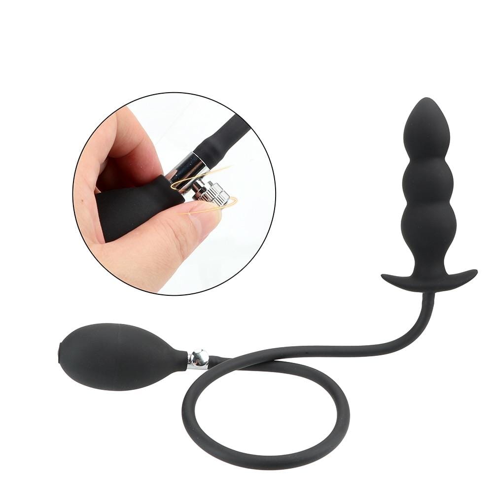 Plug anal gonflable 3 boules