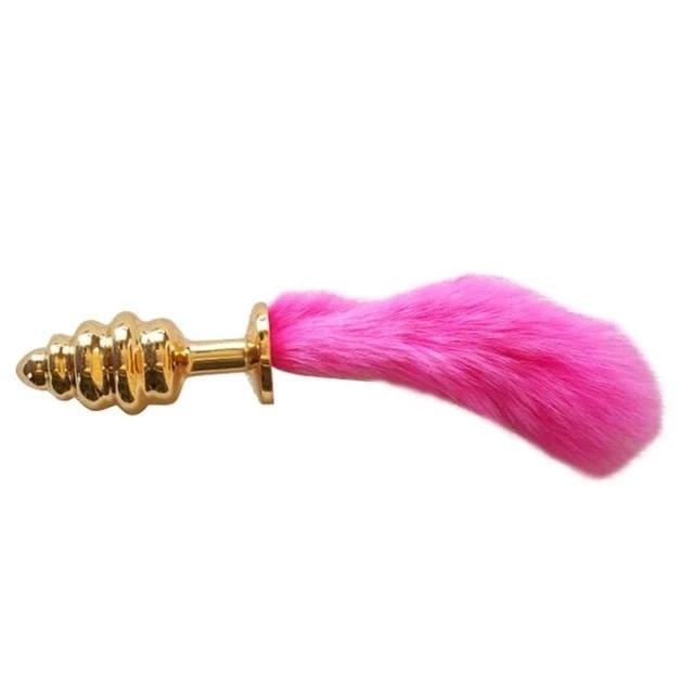 Plug queue de lapin rose version luxe - Maison du plug